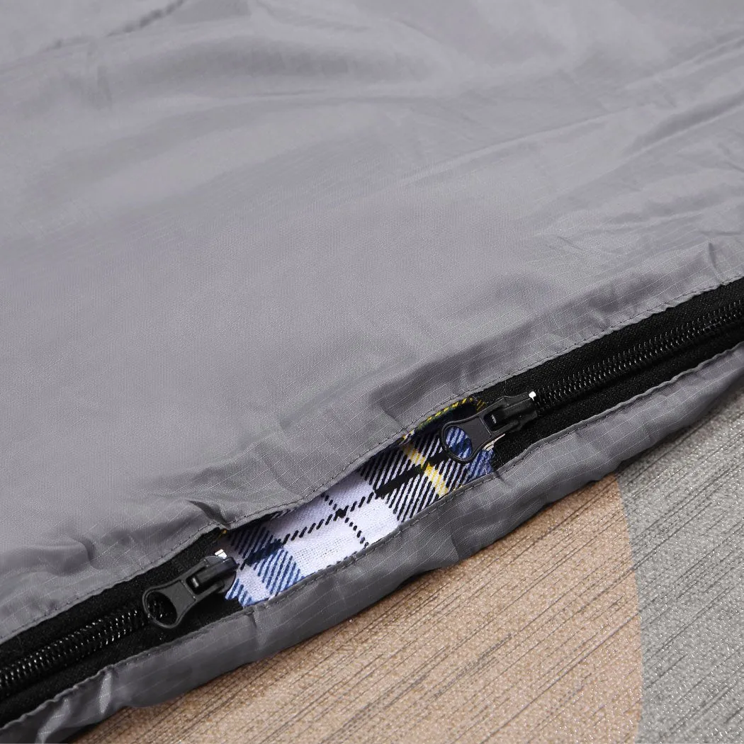 -10Â°C Double Indoor Outdoor Adult Camping Hiking Envelope Sleeping Bag