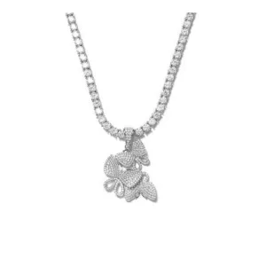 Butterfly Trio Tennis Necklace