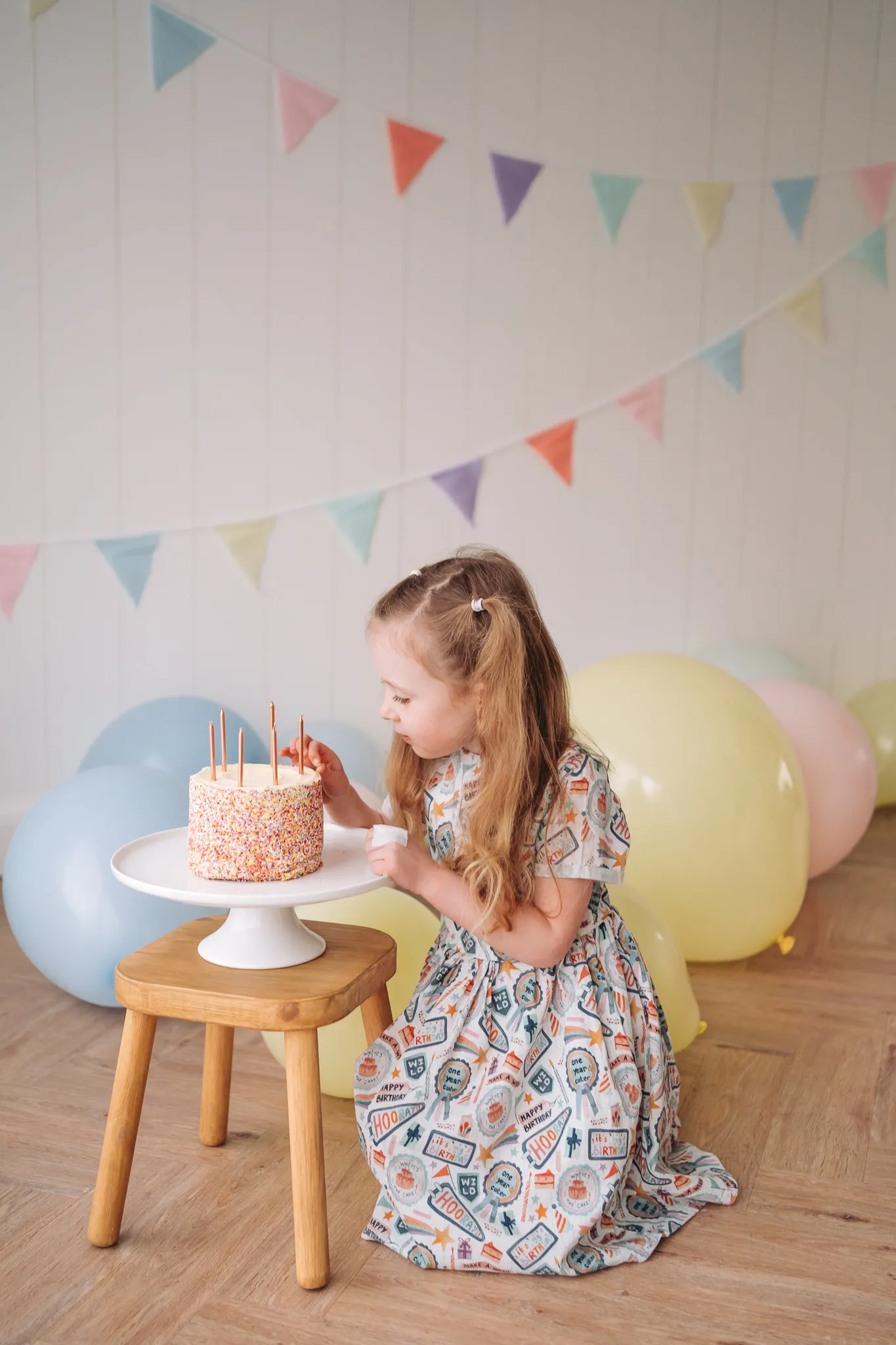Cotton Sun Dress with twist back detail - Birthday