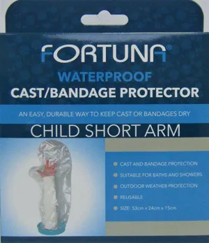 Fortuna: Waterproof casting/bandage protector (children -short arm)