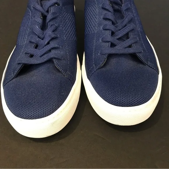 Greats “The Royal Knit”, Navy and White Sneakers, Size 11.5