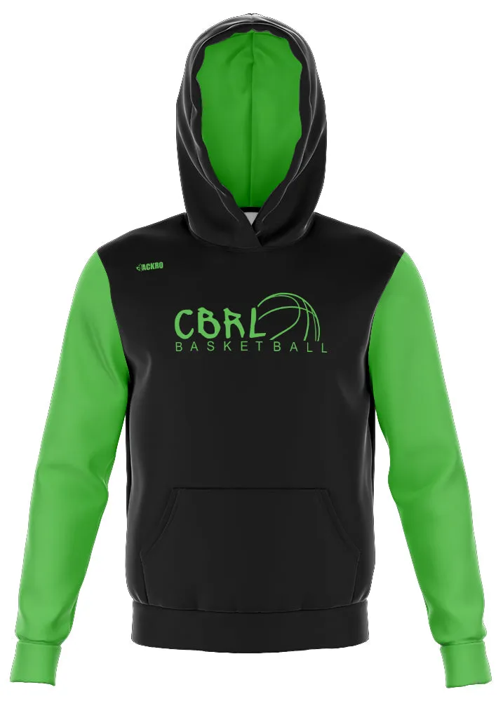 Hoodie Processus - Noir/Vert - Club de Basketball Révolution