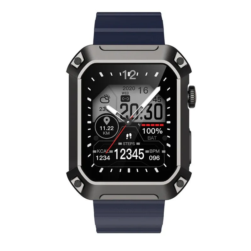 Military Smart Watch for Men Outdoor Tactical Smartwatch, ip69K Waterproof Rugged Bluetooth Dail Calls Speaker