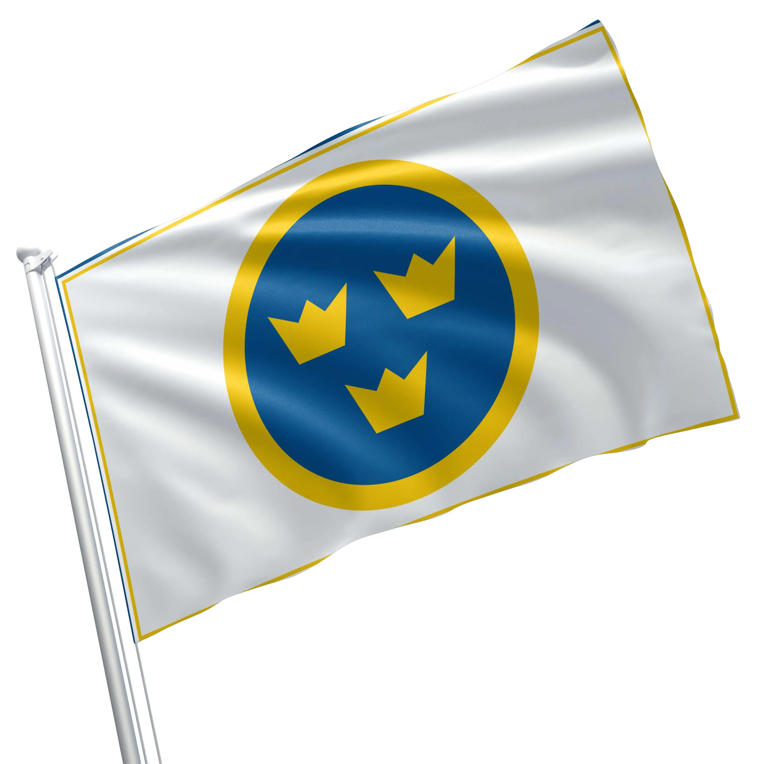 Swedish Air Force Roundel Flag Banner