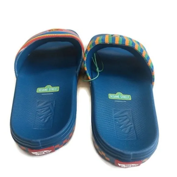 VANS X Sesame Street Ernie and Bert La Costa Slide On Sandal Mens Size 5 Slide